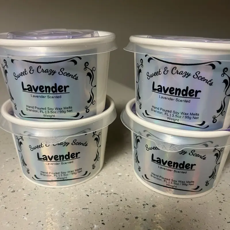 Lavender Soy Wax Melts 3.5oz | Long-Lasting Wax Melts | Relaxing Home Fragrance | Hand-Poured Soy Wax | Wax Warmer Melts