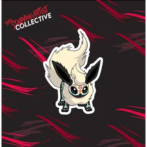 Sugar Skull Flareon Vinyl Sticker | Pokemon Vinyl Die-Cut Sticker