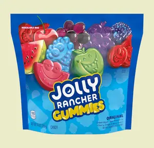 JOLLY RANCHER Gummies Assorted Fruit Flavored Candy Bag 14 oz Soft Chewy Gummy Candies with Green Apple Blue Raspberry Cherry Grape Watermelon Flavors for Snack Time