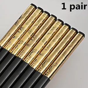 High-Quality Alloy Chopstick Set, Durable Heat-Resistant Design, Perfect for Everyday Use, Model Xinghao Series, Ideal Gift Choice