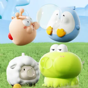 Squeeze Bubble Stress Ball Toy – Soft Rubber Sensory Fidget Toy for Anxiety Relief, Autism & ADHD, Cute Cartoon Design for Adults & Kids (Perfect Gift)