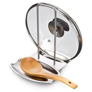 Stainless Steel Lid & Spoon Holder
