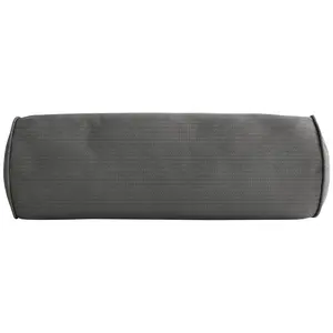Sorra Home Outdura Steel Bolster Pillow 20 in x8 in x 8 in