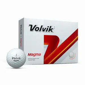 Volvik Magma Golf Balls Non-Conforming 3 Piece Distance Ball USGA Extreme Distance Dual Core Power Optimized Weight 296 Dimple Pattern 90 Compression
