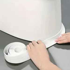 Waterproof Sealing Tape, Self Adhesive Silicone Edge Protector, Durable Edge Protective Tape for Kitchen Sink, Bathroom and Bathtub Floor, Tools and Gadgets, Waterproof Bond Seal