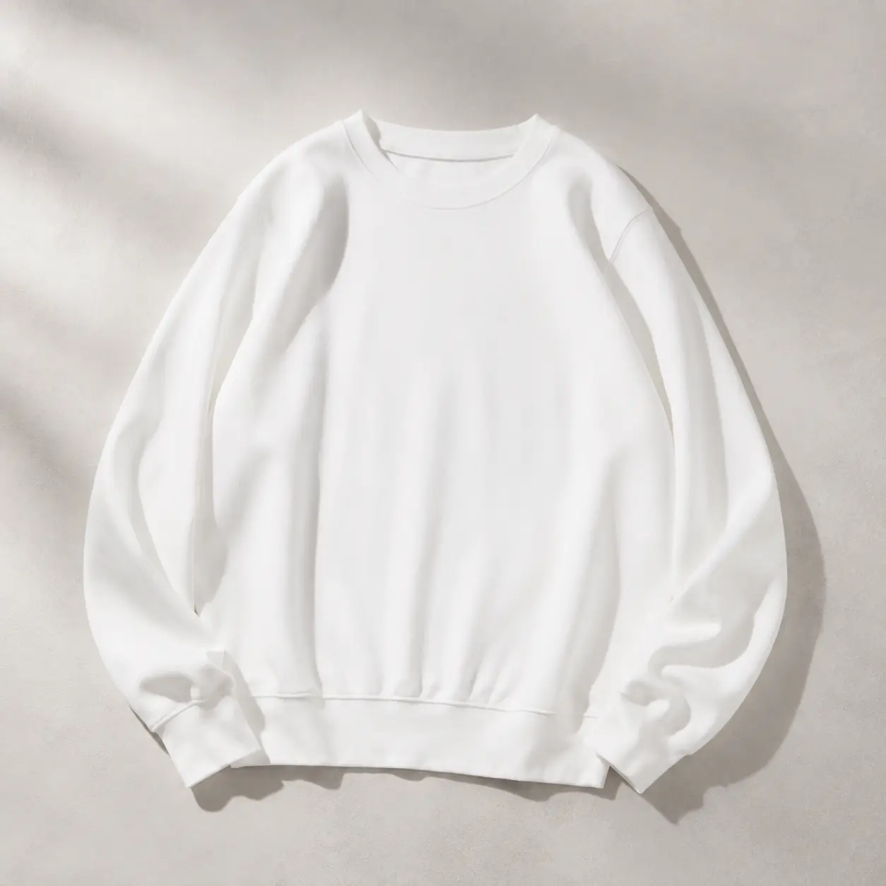 300G Oversized Crewneck Sweatshirt, 85% Cotton Blend Heavyweight Pullover, Soft Pill-Resistant Relaxed Fit Long Sleeve Casual Streetwear Top