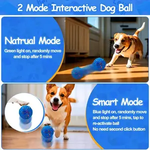 Dog gravity Balls - Upgrade E-TPU Durable, Indestructible Dog Ball for Small, Medium & Large Dogs | Bouncy Tennis Interactive Toys for Aggressive Chewers Fetch & Training