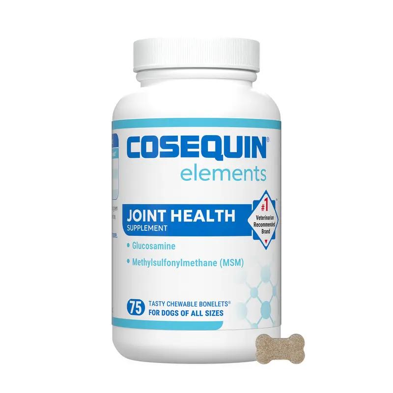 Nutramax Cosequin Standard Strength Joint Health Supplement for Dogs, With Glucosamine and MSM, 75 Chewable Tablets