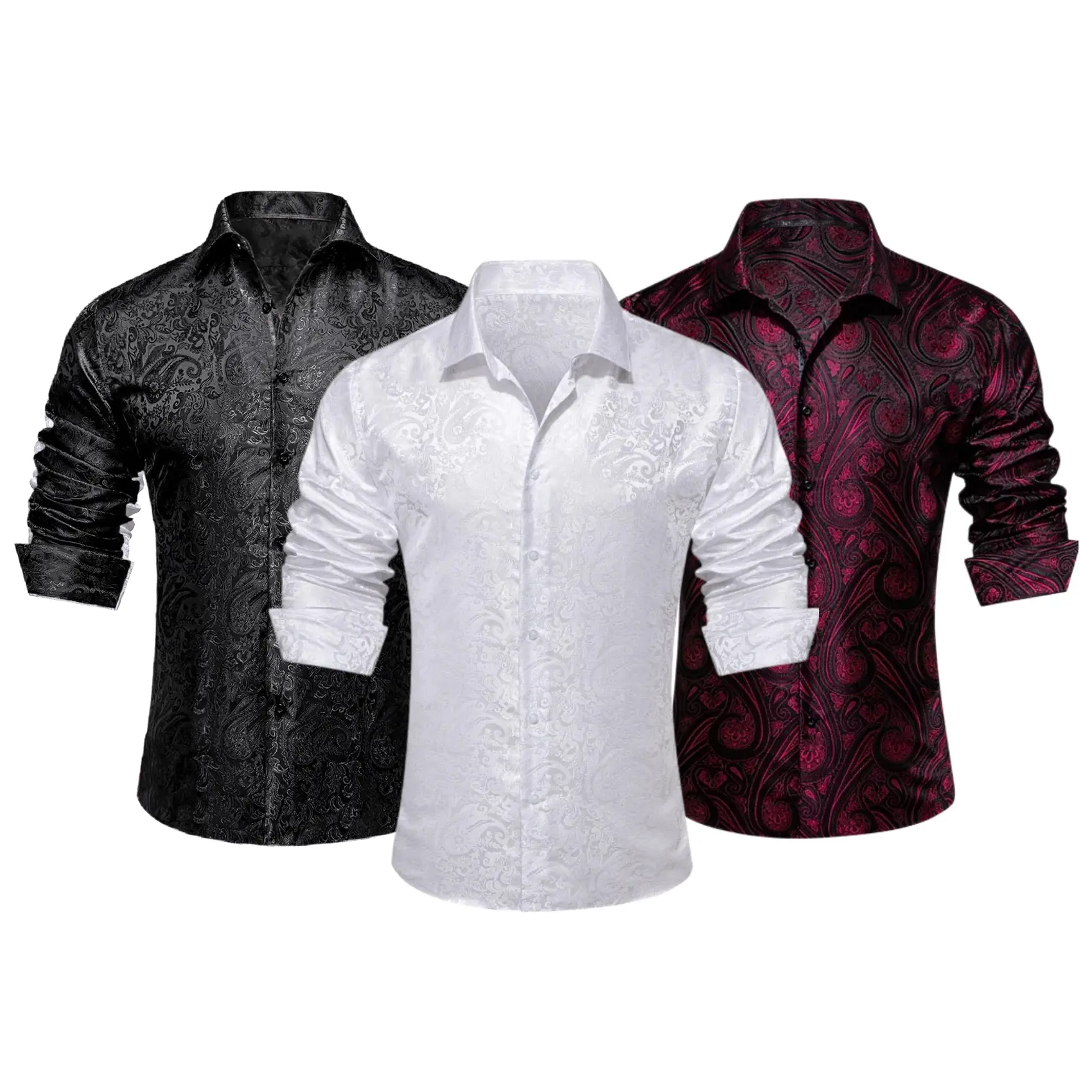 Burgundy+Black+White