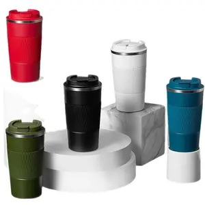 Stainless steel coffee cup fashion outdoor sports office leisure thermos cup