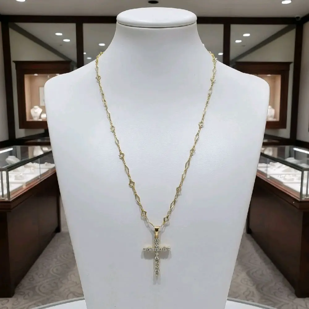 14k Italian Chain, Lamindo XP Design Necklace