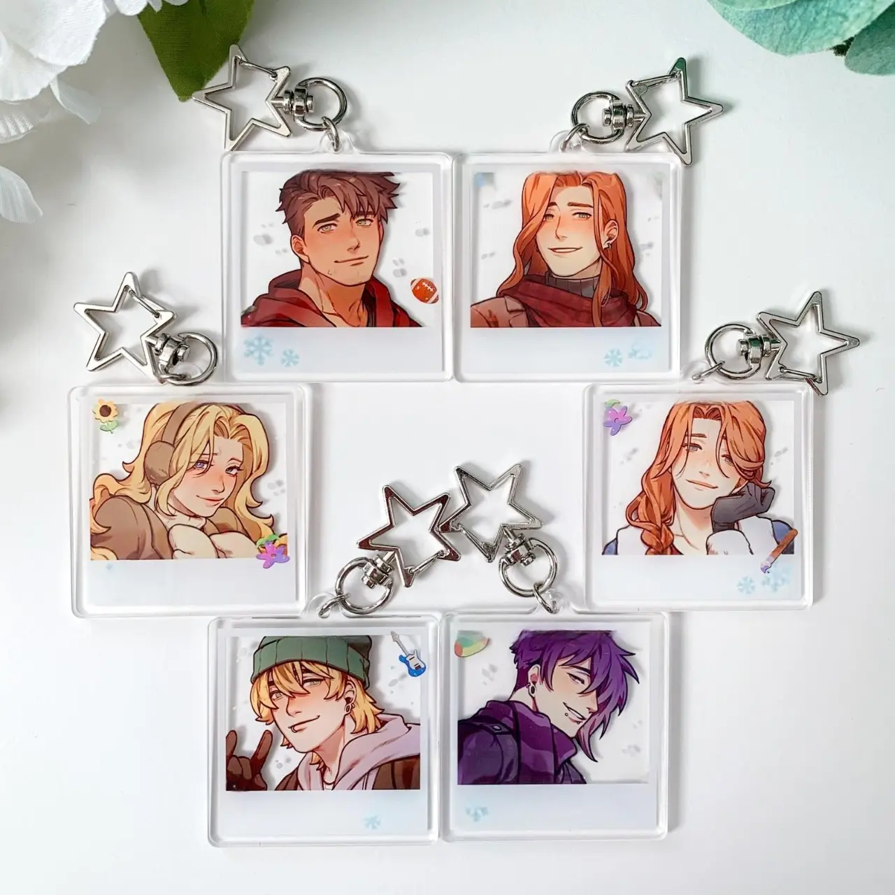 STARDEW VALLEY WINTER Acrylic Keychains || Perfect Gift for Fans & Collectors