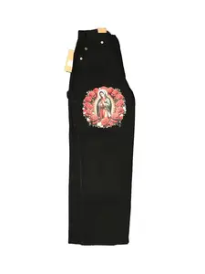 Tio new Guadalupe knobetta 999 Jet black pants graphic design guadalupe