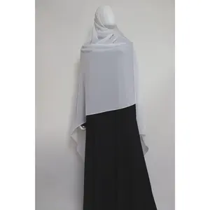 XL Premium Chiffon Hijab - White