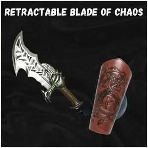 Retractable Foam Blade of Chaos w Wrist Guard