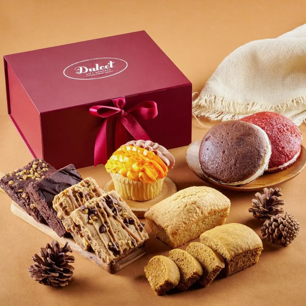 Fall Season Cookies & Brownies Gift Basket - Happy Thanksgiving! - Snack