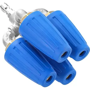 4-in-1 Turbo Nozzle Pressure Washer, 2.0 Orifice Quadruple Turbo Nozzle, 360°   Rotating Turbo Nozzle with 1/4" Quick Connector, 4000 PSI