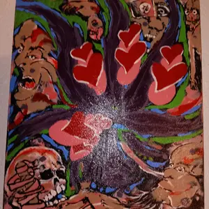 Abstract Art Canvases and Boards by W/S - Home Decor