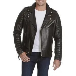Mason & Cooper Men's Moto Genuine Leather Jacket