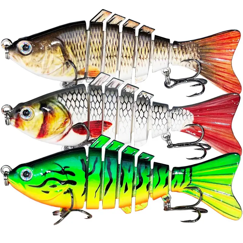 Artificial Fishing Lure, Multi-section Swim Bait, Slow Sinking Fishing Lure, Fishing Tackle, Outdoor Fishing Accessories