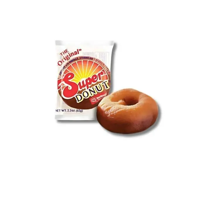 Super Bakery The Original Super Donut- No Artificial Flavors, Colors, or Preservatives - Snack with Healthy Ingredients - Cake