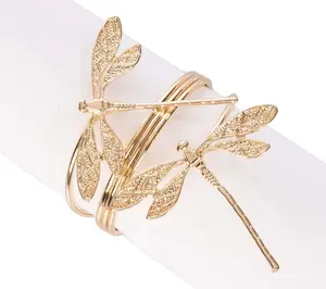Dragonflies Tabletop Napkin Rings Set of 4 by Valarie