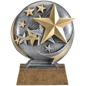 Stars Motion    Trophy - 5 Inch Tall |  Student Award - Engraved Plate  Request