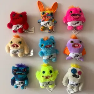 10cm Fuggler Cute Tooth Monster Funk Tooth Treasure Doll Kawaii Mini Series Baby Funny Plush Doll Ornament