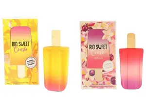 Rio Sweet Crush & Rio Sweet Crush Vanilla – Pack of 2 Eau de Parfum Spray – 3.4 fl oz Each – Long Lasting Fragrance for Women