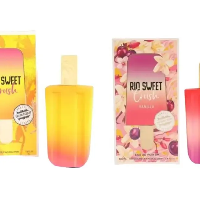 Rio Sweet Crush & Rio Sweet Crush Vanilla – Pack of 2 Eau de Parfum Spray – 3.4 fl oz Each – Long Lasting Fragrance for Women