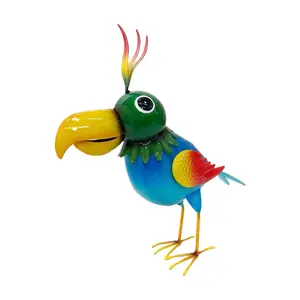Santa's Workshop 17" Iron Porch Blue Bird