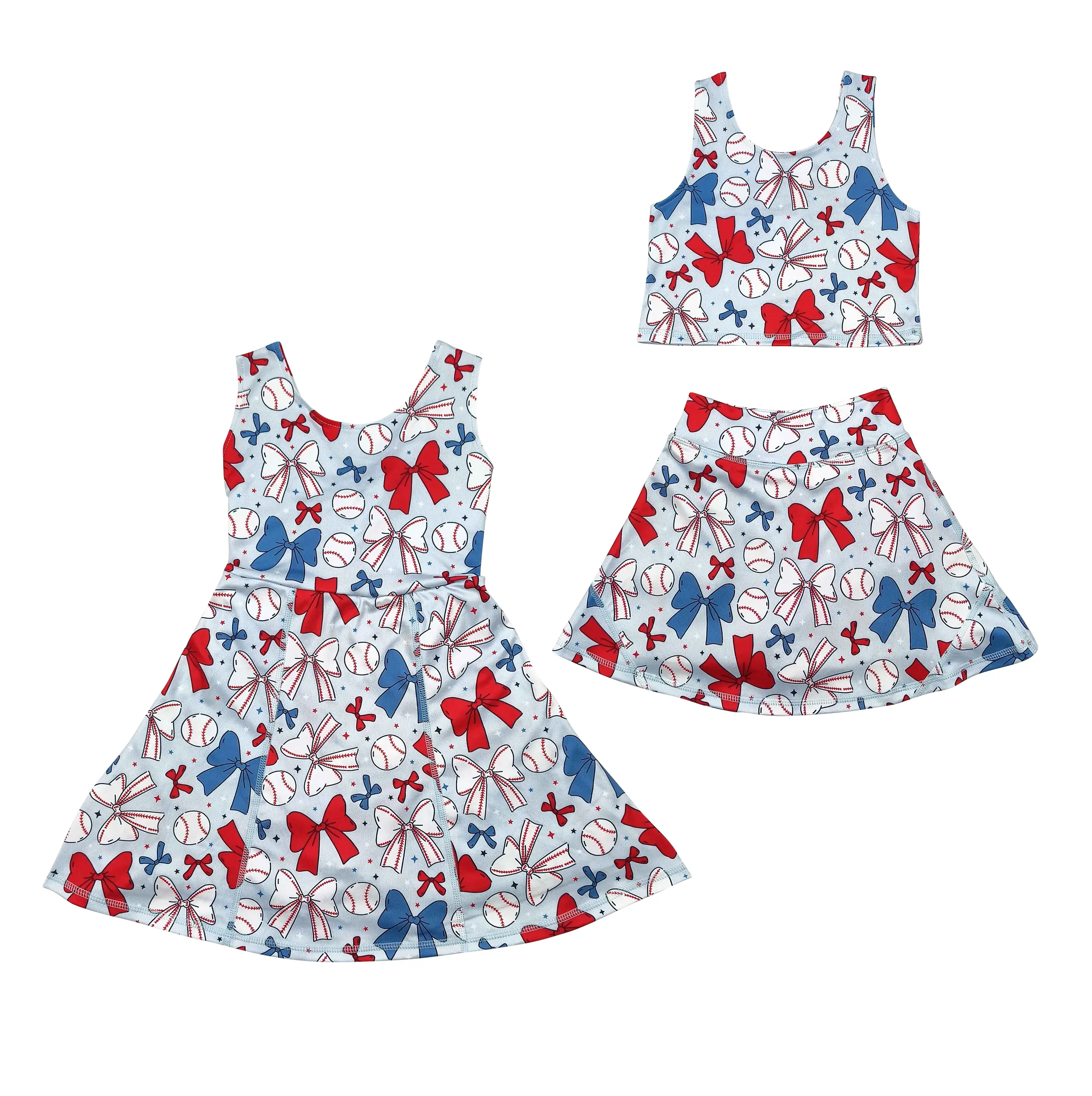 GSD2150-Athletic Kids' Clothes Baseball Dress Children's Sports Wear Perfect For Play Playdates