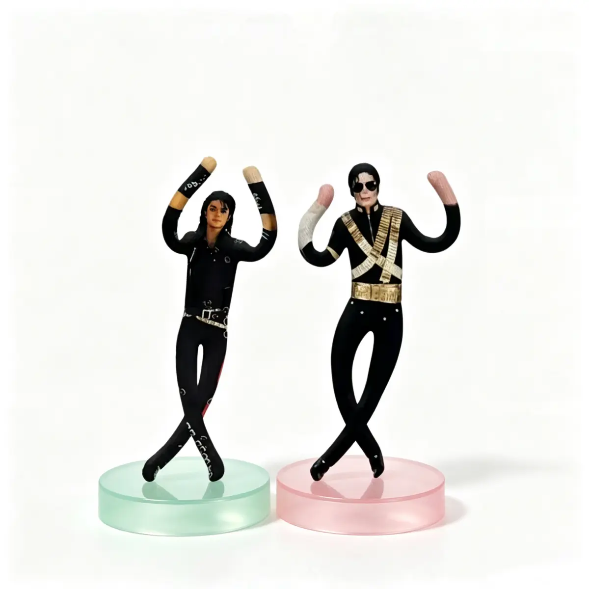 2pcs,High-Quality Articulated Michael Jackson Plush Doll, cute girly gifts，plushies,Fan collection