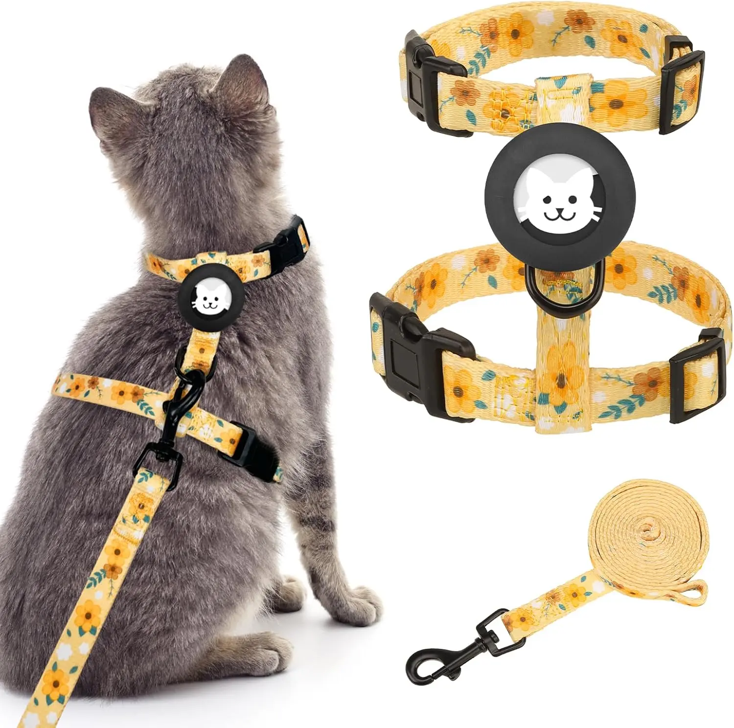 Yellow Flower (Buckles on Neck & Chest)