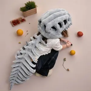 Spooky Dinosaur Skeleton Mask, Comfortable Halloween Costume Headpiece, Funny Adult Role Play Accessory, Creative Prank Gift, Party Wear Accessories,summervibes