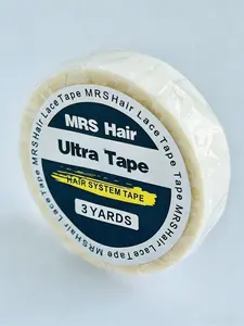 Strong Adhesive Wig Tape Roll, Invisible Waterproof Hair Extension Tape, 3 Yards Long X 0.5 Inch Wide, for Hair Extensions