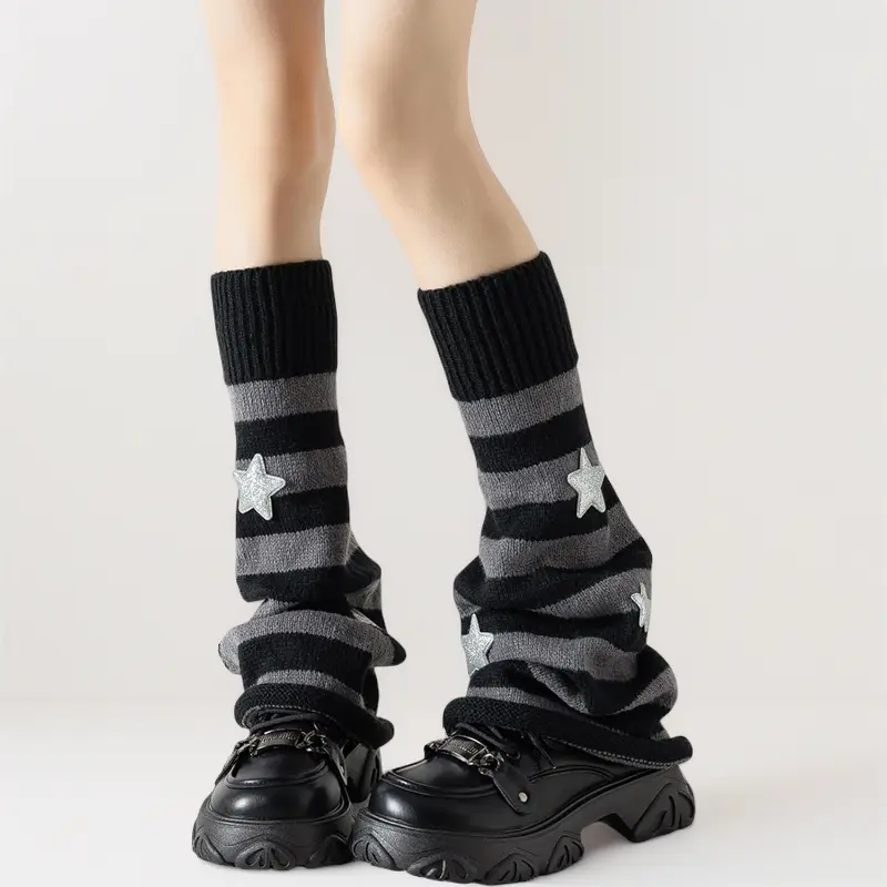Leg Gray-black Stripes