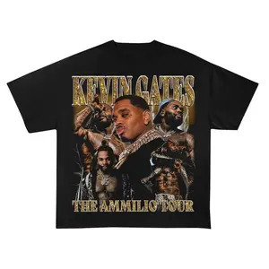 Kevin Gates The Amilio Tour T-Shirt, Castro Shirt For Fan, Unisex Y2k Clothing, Vintage 90s Tee