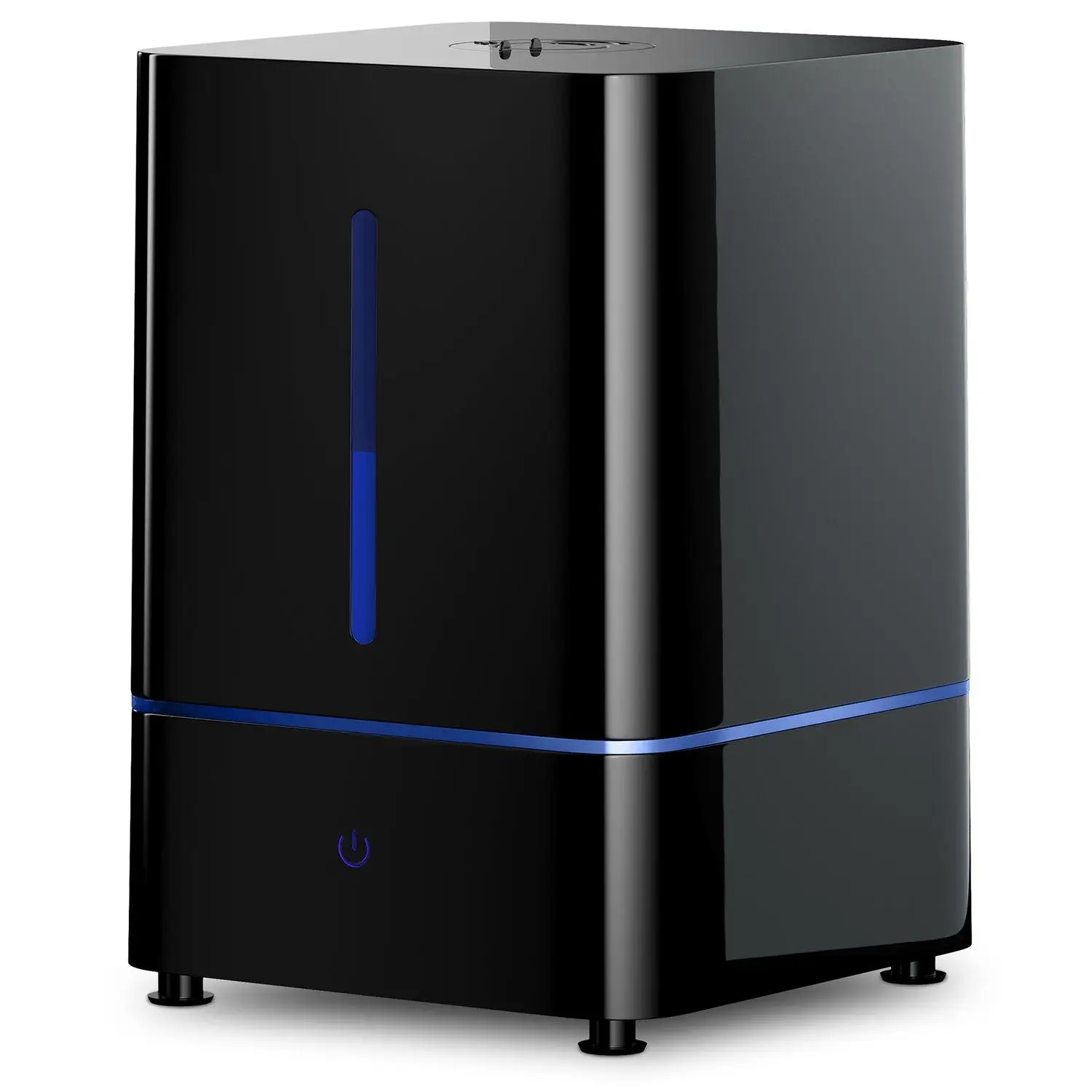 Everlasting Comfort: Cool Mist Humidifier for Bedroom 4L - Large Room, Filterless Humidifier with Essential Oil Diffuser, Easy Clean & Quiet, Black