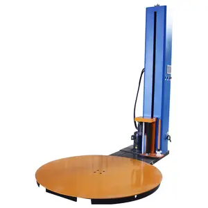 Yokoma Pallet Wrapping Machine Industrial Shrink Wrap Machines 110V, auto stretch wrapper for warehouse cargo pallet packaging