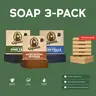 3-Pack of Dr. Squatch Natural Soap Best Sellers (w/ FREE Gift!) | Mens Gifts | Gifts for Him