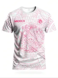 New Mexico Football Jersey and Round Neck Comfortable Breathable Polyester Fabric Sports Shirt, Ideal for Matches, Training, Casual Wear