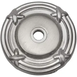 10 Pack 9468SN Satin Nickel Cabinet Hardware Knob Backplate