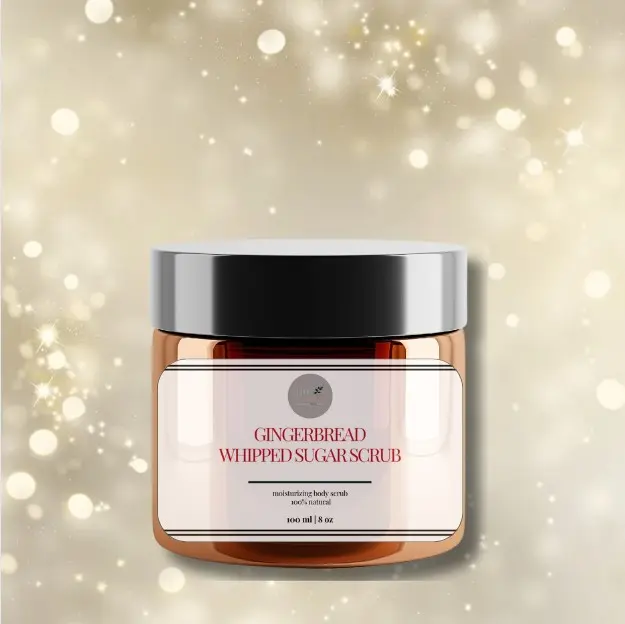 Gingerbread Whipped Sugar Scrub || Body Scrub - Foot Scrub || Organic