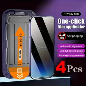 Secure Your iPhone Screen and Privacy with 4 Tempered Glass Protectors from Temu