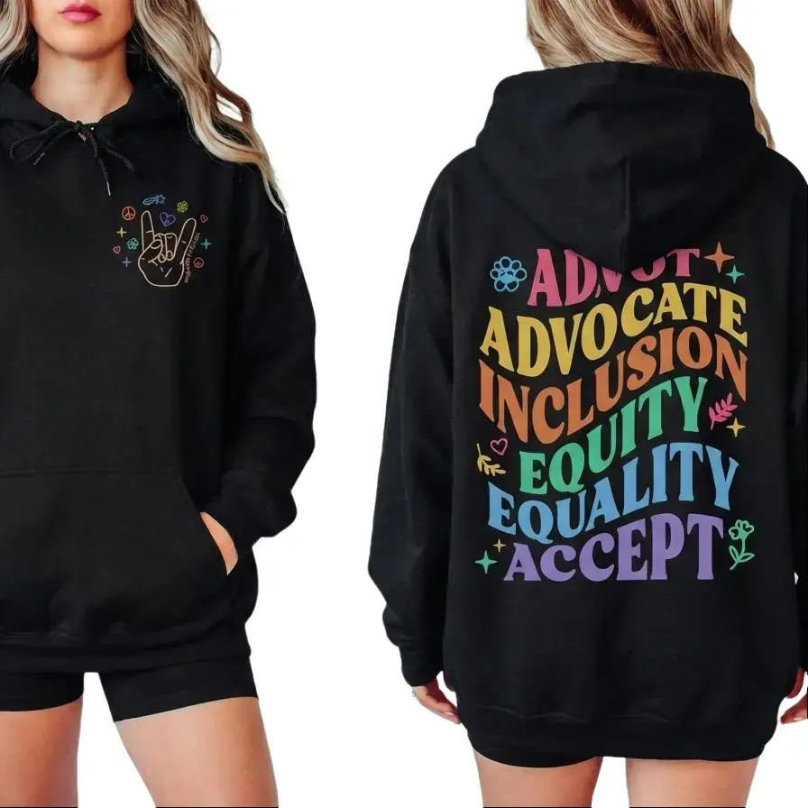 Women's Graphic Print Long-Sleeve Pullover Hoodie - Solid Fabric Casual Athletic Top for Daily Wear, Longsleeves