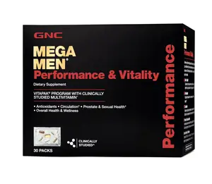 GNC Mega Men Sport Vitapak Program, 30 Packets, Gluten-Free Capsules, Daily Energy & Fitness Support Supplement
