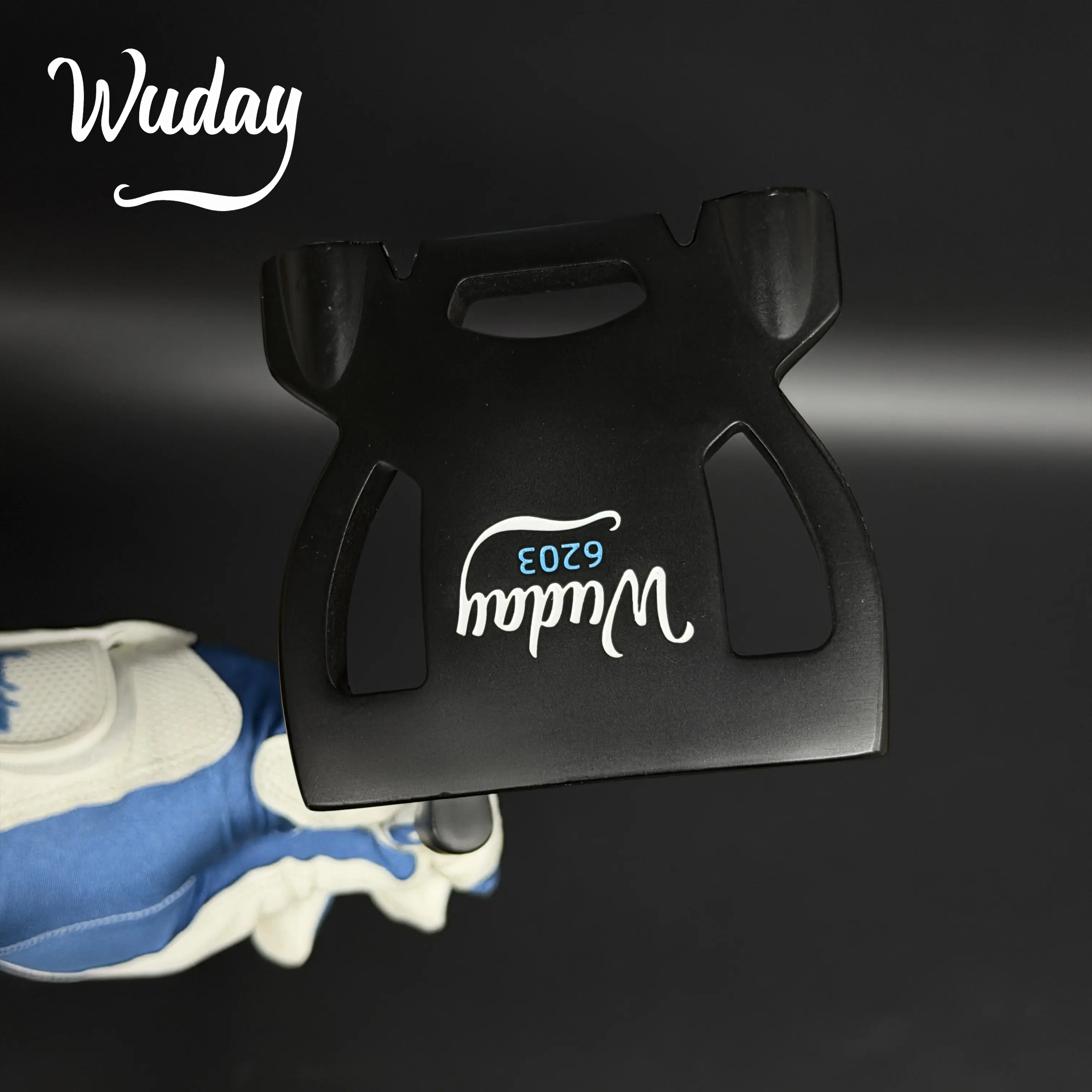 WUDAY Golf Putter Right Hand/Left Hand, Ergonomic Grip, Face/Toe/Heel Weighting System, Cast Head For Enhanced Stability - Suitable For Low/High Swing Speeds - Suitable For All Skill Levels And Court Conditions