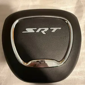 SRT Steering Wheel Cover - Black, Designed for Enhanced Visibility, Durable Material, Compatible with SRT Vehicles
