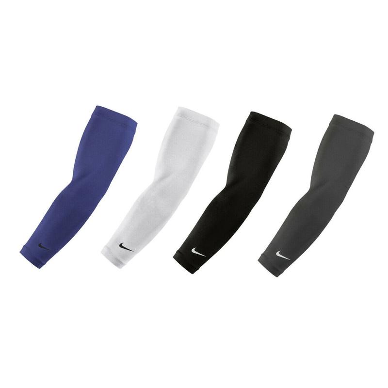 Nike Dri-Fit UV Solar Arm Sleeves 1 Pair Unisex Adult 88% Polyester 12% Spandex Machine Washable Tumble Dry Low